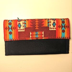 Wallet Geometric Southwest Pattern 2 Pockets
